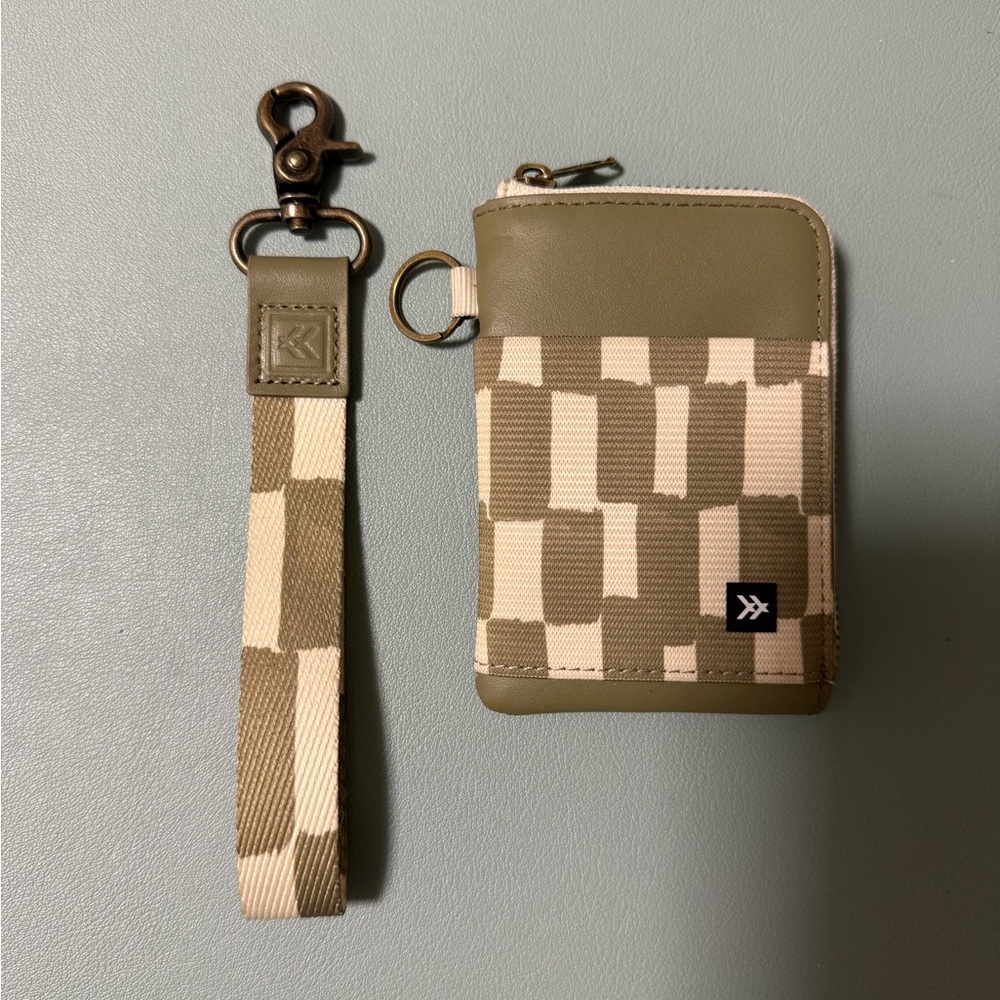 THREAD LEATHER ZIP WALLET - SCOUT